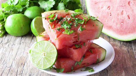 How To Make Cilantro Lime Grilled Watermelon Youtube