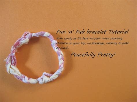 Sewhungryhippie Cloth Bracelet Tutorial