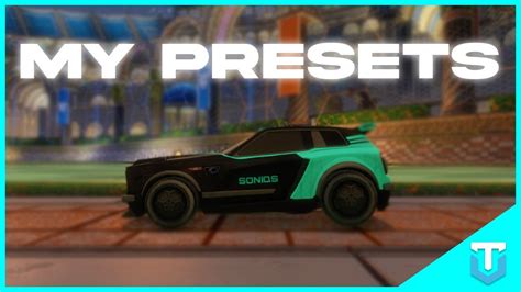 Best Pro Rocket League Presets Tcorrell Car Presets Youtube