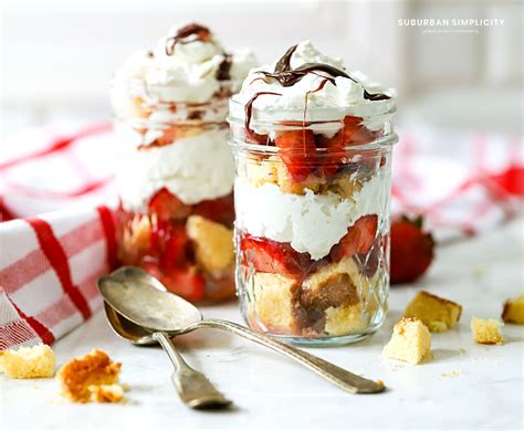 Strawberry Shortcake In A Jar Suburban Simplicity