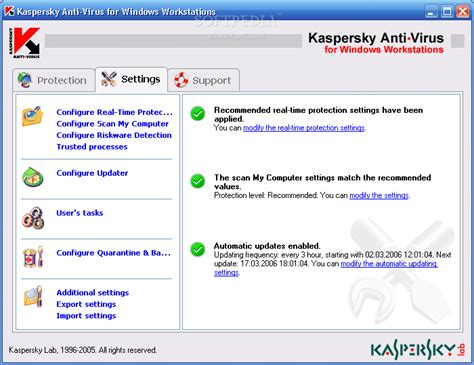 Configure Kaspersky Antivirus To Comply Your Needs