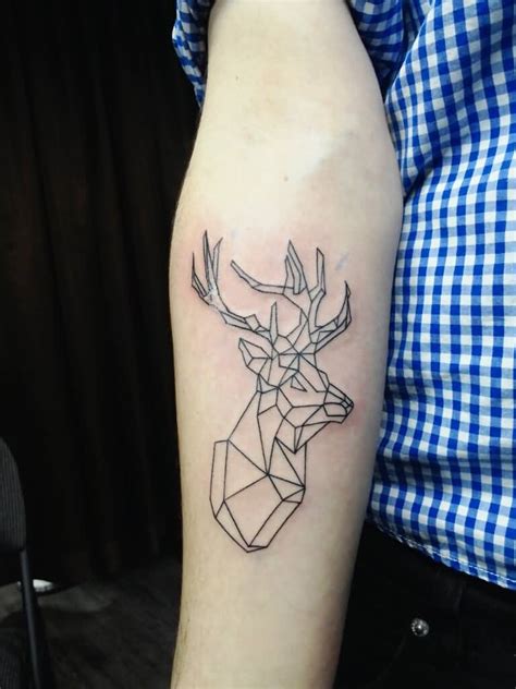 59 Best Geometric Deer Tattoos
