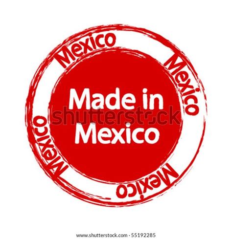 Made Mexico Stock Vector Royalty Free 55192285 Shutterstock