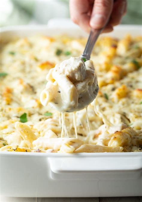 Cheesy Chicken Alfredo Pasta Bake This Comforting Dish Is Loaded With