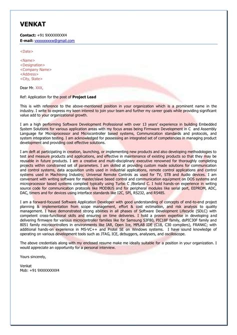 Your software engineer cover letter is an opportunity for you to tell your story, without being stuck in the formatting constraints of the software engineer resume. 25+ Software Engineer Cover Letter | Mechanical ...