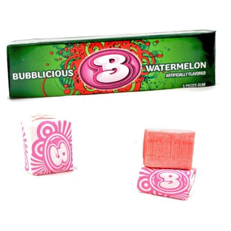 Bubblicious Watermelon 5 Pieces Bubble Gum Pack