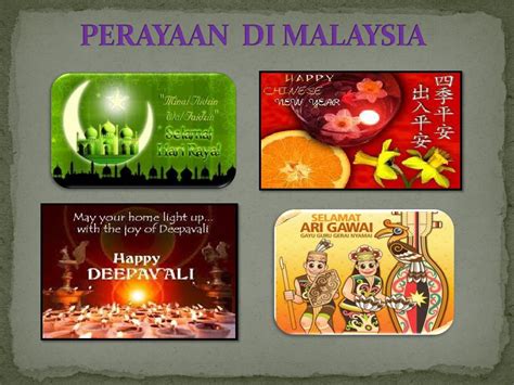 Di negara yang mempunyai masyarakat berbilang kaum seperti di malaysia,terdapat pelbagai jenis perayaan untuk disambut pada setiap tahun.negara malaysia yang. PERAYAAN DI MALAYSIA by mrpison81 - Flipsnack