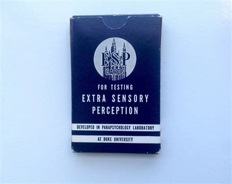 I bought esp cards just for you guys!! Vintage ESP Cards for Testing Extra Sensory Perception - Developed in Parapsychology Laboratory ...