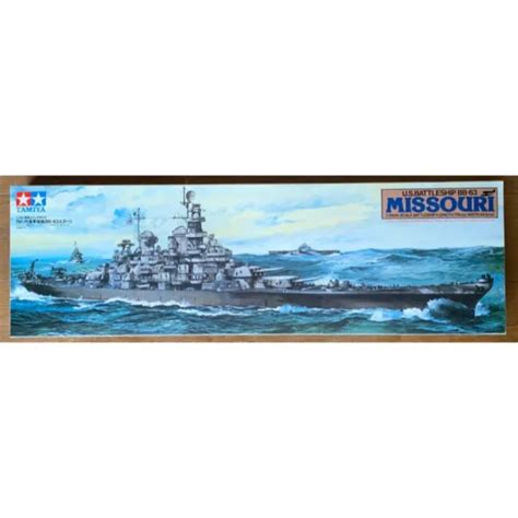 Tamiya Uss Missouri Bb 63 Battleship 1350 Scale Model Kit From