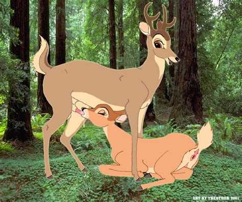 Rule 34 Bambi Character Bambi Film Cervine Deer Disney Faline