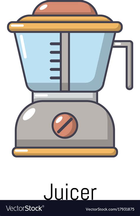 Juicer Icon Cartoon Style Royalty Free Vector Image