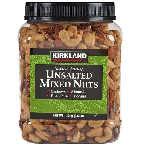 Kirkland Signature Unsalted Mixed Nuts 25 Pounds