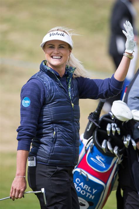Scottish Golf Beauty Carly Booth Pulls Off Daring Backflip With The Help Of Rugby Hunk Max Evans