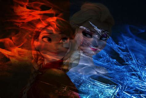 Fire And Ice Anna And Elsa 2 By Sierrathorne On Deviantart