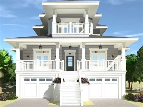 052h 0133 Luxurious Beach House Plan Offers 4 Bedrooms And 4 Baths