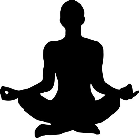 Free Yoga Clipart Silhouette At Getdrawings Free Download