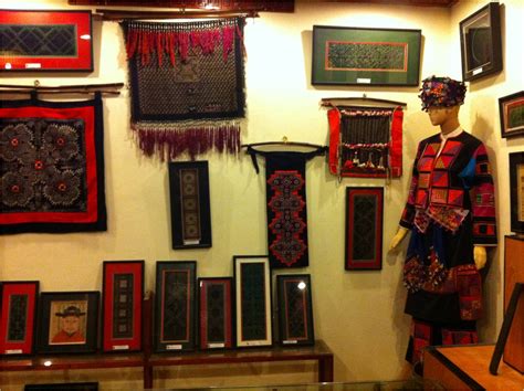 Decorating with Asian Antique Textiles: Sapa Hmong Hanging