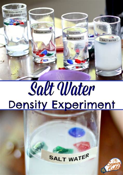 The water and oil science experiment teaches kids all about water and oil science, states of matter, the scientific method, and more! Salt Water Experiment | Ocean Science for Kids • The ...