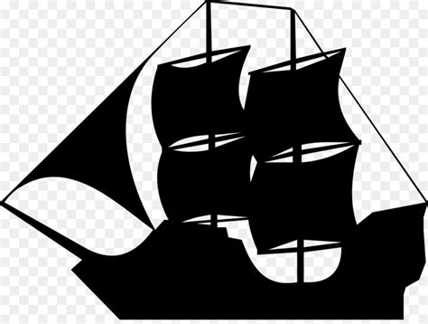Ship Black Pearl Boat Piracy Clip Art Pirate Silhouette Cliparts Png