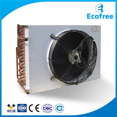 Ecofree Air Cooled Condenser With Blue Fins Fan Coil