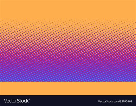 Orange Blue Gradient Halftone Background Vector Image