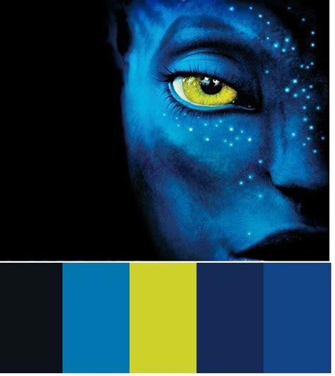 Avatar Film Mixing Paint Colors Movie Color Palette Avatar Poster