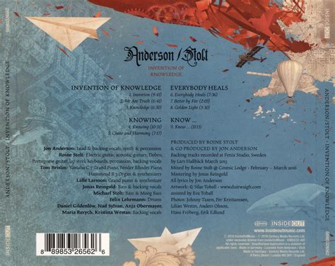 Lo Tuyo No Es Una Desgracia Recargado Jon Anderson Invention Of Knowledge With Roine Stolt