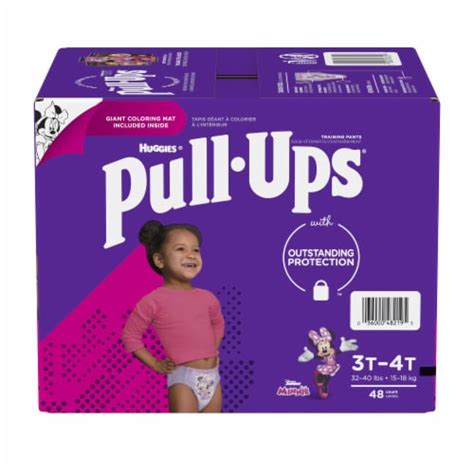 Pull Ups Learning Designs Girls Training Pants 3t 4t 48 Ct King Soopers