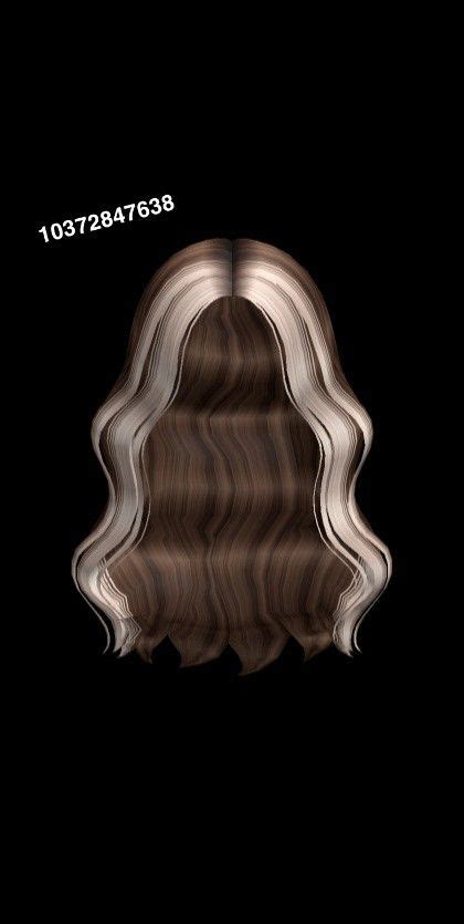 Windy Two Tone Waves In Brown Blonde Roblox Hair Code Id In 2023