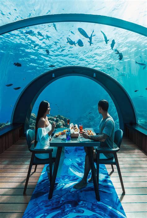 Maldives Island With Underwater Restaurant Maldive Islands Resort