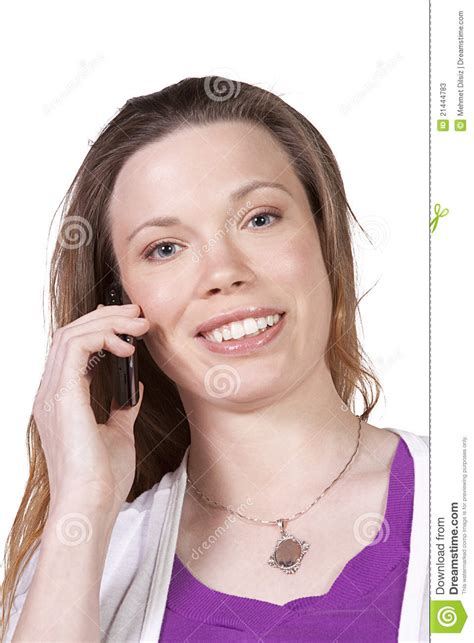 beautiful woman talking on the cell phone stock image image of mobile happiness 21444783