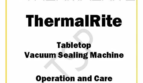 Thermalrite Controller Manual
