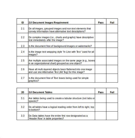 Free Checklist Templates In Microsoft Word Doc Template Net Hot Sex