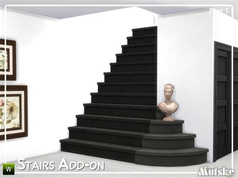 Stairs Add On Part 1 By Mutske At Tsr Sims 4 Updates
