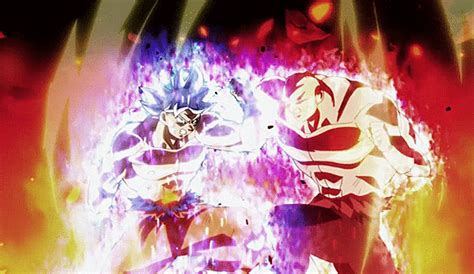 #goku #son goku #ultra instinct #dragon ball super #dragonball super #dragon ball #jiren #dbz #anime #loop #gif #universe survival saga #tournament of power #japanese #dragonball. Goku vs Jiren, ¿quién ganaría en una revancha? - TheBall