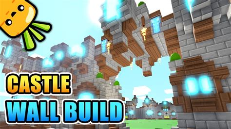 Roblox Island Build Epic Castle Wall Tutorial Youtube