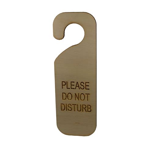 Please Do Not Disturb Door Sign Second Edition Wood Wood For Sale