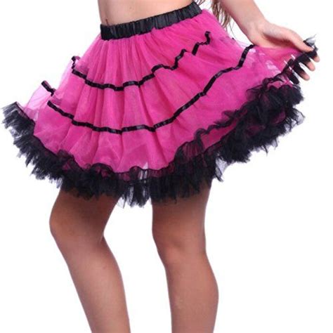 Layered Striped Tulle Tutu Skirt For 80sn Fancy Dress 80s Skirts Cheer