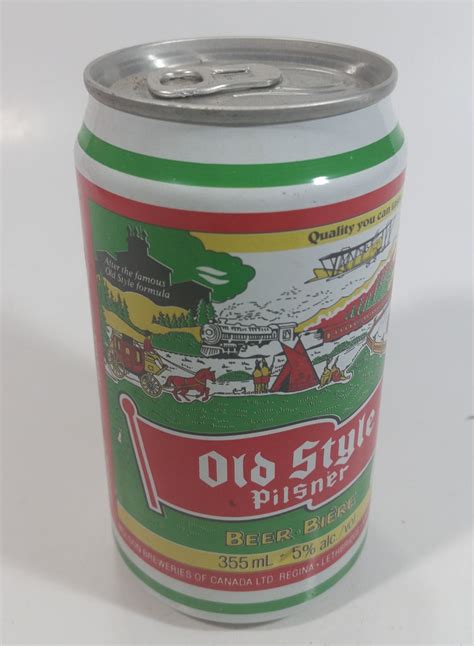 Vintage Molson Old Style Pilsner Beer Can Empty Top Still Sealed