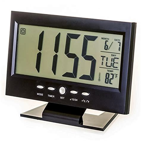 Shop with afterpay on eligible items. Modern Digital Alarm Clock By 3Digital | Elegant Black ...