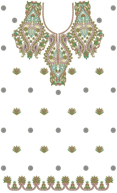 Embdesigntube Full Top Dress Embroidery Design In Emb Format