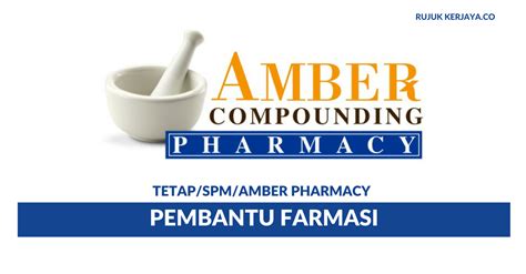 Pembantu klinik / clinic assistant. Jawatan Kosong Terkini Amber Pharmacy ~ Pembantu Farmasi ...