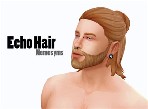 Nemesyms Echo Hair Male Base Game Love 4 Cc Finds