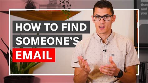 There are ample methods still to find someone on twitter, apparently besides contacts only. How to Find Someone's Email Address | Find someone, Email ...