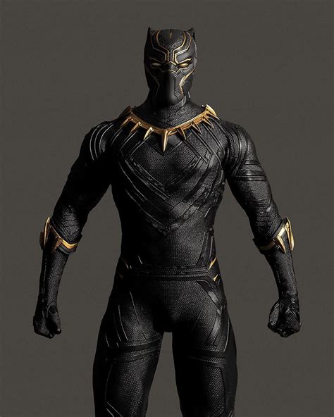 Modified Action Figure Makes The Black Panther Suit Look Even Better Hq