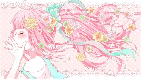 Pastel Pink Anime Wallpaper