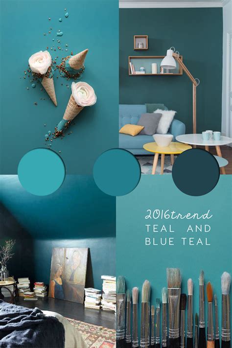 Pair it with dark camel shades. Teal paint interior trend | ITALIANBARK interior design blog