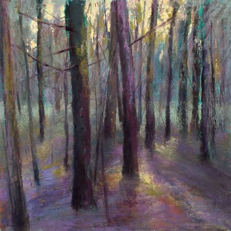 Maureen Spinale Forest Bathing Pastel On Gatorboard Primed With