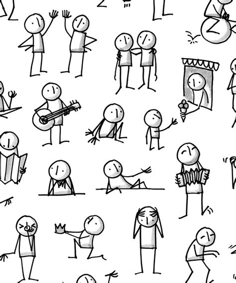 Stick People Ideas Stick Figures Stick Figure Drawing Easy Drawings