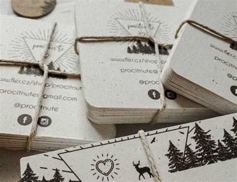 9 Eco Friendly Business Cards From Crafty And Sustainable Sellers If